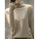 Solid Color Heaps Collar Long Sleeve Knitwear Tops Solid Color Heaps Collar Long Sleeve Knitwear Tops