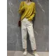 Simple Solid Color V-Neck Long Sleeve Knitwear Tops Simple Solid Color V-Neck Long Sleeve Knitwear Tops