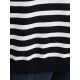 Artistic Retro Casual Loose Striped V-Neck Long Sleeves Knitted Sweater Artistic Retro Casual Loose Striped V-Neck Long Sleeves Knitted Sweater