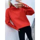 Casual Loose Solid Color High-Neck Long Sleeves Knitwear Casual Loose Solid Color High-Neck Long Sleeves Knitwear