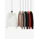 Casual Loose Solid Color High-Neck Long Sleeves Knitwear Casual Loose Solid Color High-Neck Long Sleeves Knitwear
