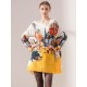 Original Loose Cartoon Printed Round-Neck Long Sleeves Sweater Dress Original Loose Cartoon Printed Round-Neck Long Sleeves Sweater Dress