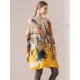 Original Loose Cartoon Printed Round-Neck Long Sleeves Sweater Dress Original Loose Cartoon Printed Round-Neck Long Sleeves Sweater Dress