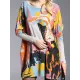Vintage Wool Blend Contrast Color Printed Sweater Vintage Wool Blend Contrast Color Printed Sweater