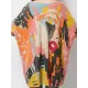 Vintage Wool Blend Contrast Color Printed Sweater Vintage Wool Blend Contrast Color Printed Sweater