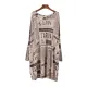 Vintage Loose One-Shoulder Newspaper Printed Split-Joint Sweater Vintage Loose One-Shoulder Newspaper Printed Split-Joint Sweater