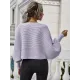 Casual Loose 6 Colors Off-The-Shoulder Long Sleeves Sweater Top Casual Loose 6 Colors Off-The-Shoulder Long Sleeves Sweater Top