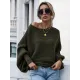 Casual Loose 6 Colors Off-The-Shoulder Long Sleeves Sweater Top Casual Loose 6 Colors Off-The-Shoulder Long Sleeves Sweater Top