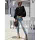 Casual Loose 6 Colors Off-The-Shoulder Long Sleeves Sweater Top Casual Loose 6 Colors Off-The-Shoulder Long Sleeves Sweater Top