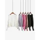 Casual Loose 6 Colors Off-The-Shoulder Long Sleeves Sweater Top Casual Loose 6 Colors Off-The-Shoulder Long Sleeves Sweater Top