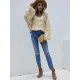 Original Loose Striped 8 Colors V-Neck Long Sleeves Sweater Top
