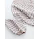 Original Loose Striped 8 Colors V-Neck Long Sleeves Sweater Top