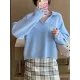 Casual Simple 6 Colors V-Neck Long Sleeves Sweater Top Casual Simple 6 Colors V-Neck Long Sleeves Sweater Top