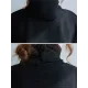 Casual Loose Solid Color Heaps Collar Long Sleeves Sweater Top Casual Loose Solid Color Heaps Collar Long Sleeves Sweater Top