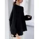 Simple Solid Color Round-Neck Sweater Simple Solid Color Round-Neck Sweater