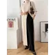 Original Loose Solid Color Split-Front Sweater Dress Original Loose Solid Color Split-Front Sweater Dress