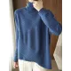 Original Irregular 7 Colors High-Neck Long Sleeves Sweater Top Original Irregular 7 Colors High-Neck Long Sleeves Sweater Top