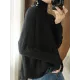 Original Irregular 7 Colors High-Neck Long Sleeves Sweater Top Original Irregular 7 Colors High-Neck Long Sleeves Sweater Top