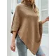 Casual 7 Colors High-Neck Sweater Cape Casual 7 Colors High-Neck Sweater Cape