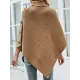 Casual 7 Colors High-Neck Sweater Cape Casual 7 Colors High-Neck Sweater Cape