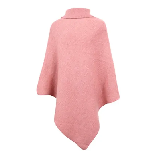 Casual 7 Colors High-Neck Sweater Cape Casual 7 Colors High-Neck Sweater Cape