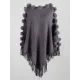 Original 6 Colors Tassels Embroidered Round-Neck Sweater Cape Original 6 Colors Tassels Embroidered Round-Neck Sweater Cape