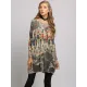 Urban Colorful Knitting Printed Long Sleeves Sweater Urban Colorful Knitting Printed Long Sleeves Sweater