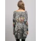 Urban Colorful Knitting Printed Long Sleeves Sweater Urban Colorful Knitting Printed Long Sleeves Sweater