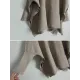 Simple Loose Solid Color High-Neck Batwing Sleeves Sweater Simple Loose Solid Color High-Neck Batwing Sleeves Sweater