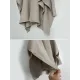 Simple Loose Solid Color High-Neck Batwing Sleeves Sweater Simple Loose Solid Color High-Neck Batwing Sleeves Sweater