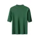 15 Colors Knitting Solid Color High-Neck Short Sleeves Pullover 15 Colors Knitting Solid Color High-Neck Short Sleeves Pullover