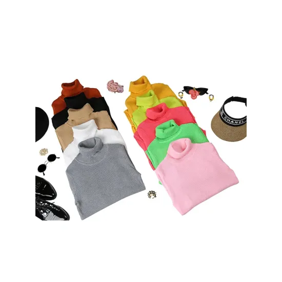 10 Colors Simple Knitting Solid Color High-Neck Pullover 10 Colors Simple Knitting Solid Color High-Neck Pullover