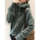 Casual Loose 3 Colors Hooded Long Sleeves Sweater Top Casual Loose 3 Colors Hooded Long Sleeves Sweater Top
