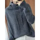 Casual Loose 3 Colors Hooded Long Sleeves Sweater Top Casual Loose 3 Colors Hooded Long Sleeves Sweater Top