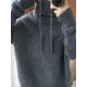 Casual Loose 3 Colors Hooded Long Sleeves Sweater Top Casual Loose 3 Colors Hooded Long Sleeves Sweater Top