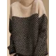 Casual Loose High-Neck Sweater Tops Casual Loose High-Neck Sweater Tops