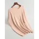 Solid Color Half Sleeves Loose Off-The-Shoulder Sweater Tops Pullovers Knitwear Solid Color Half Sleeves Loose Off-The-Shoulder Sweater Tops Pullovers Knitwear