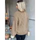 Simple Long Sleeves Loose Jacquard Solid Color High-Neck Sweater Tops Simple Long Sleeves Loose Jacquard Solid Color High-Neck Sweater Tops