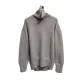 Casual Loose Long Sleeves Solid Color High-Neck Sweater Tops Casual Loose Long Sleeves Solid Color High-Neck Sweater Tops
