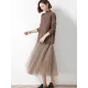 Loose Split-Side Solid Color Half Turtleneck Sweater Tops Loose Split-Side Solid Color Half Turtleneck Sweater Tops