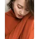 Simple Loose Long Sleeves Solid Color High-Neck Sweater Tops