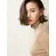 Simple Loose Long Sleeves Solid Color High-Neck Sweater Tops
