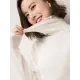 Simple Loose Long Sleeves Solid Color High-Neck Sweater Tops