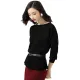 Casual Long Sleeves Solid Color Boat Neck Tunic Sweater Tops Casual Long Sleeves Solid Color Boat Neck Tunic Sweater Tops