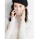 Simple Skinny Long Sleeves Solid Color High-Neck Sweater Tops Pullovers Simple Skinny Long Sleeves Solid Color High-Neck Sweater Tops Pullovers