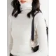 Simple Skinny Long Sleeves Solid Color High-Neck Sweater Tops Pullovers Simple Skinny Long Sleeves Solid Color High-Neck Sweater Tops Pullovers