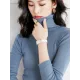 Simple Skinny Long Sleeves Solid Color High-Neck Sweater Tops Pullovers Simple Skinny Long Sleeves Solid Color High-Neck Sweater Tops Pullovers
