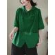 Drawstring Split-Joint Loose Short Sleeves Hooded T-Shirts Drawstring Split-Joint Loose Short Sleeves Hooded T-Shirts