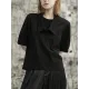Solid Color Loose Short Sleeves T-Shirts Tops