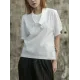 Solid Color Loose Short Sleeves T-Shirts Tops